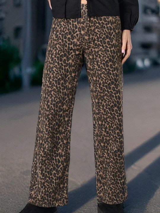 Zdjęcie produktu Sinsay - Jeansy wide leg - wielobarwny