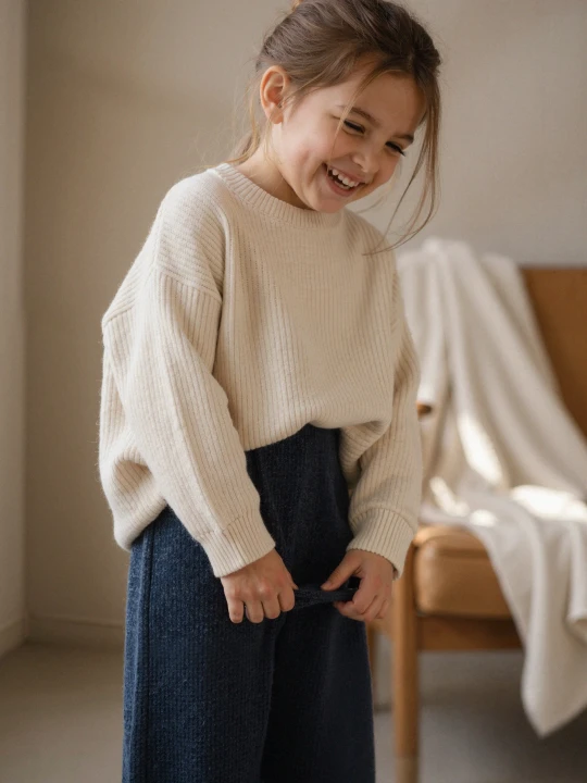 Zdjęcie produktu Sinsay - Jeansy wide leg z gumką w pasie - granatowy