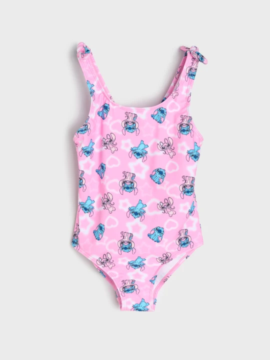Zdjęcie produktu Sinsay - Jednoczęściowy strój kąpielowy Lilo & Stitch - różowy