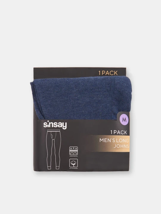 Zdjęcie produktu Sinsay - Kalesony STAY WARM - granatowy