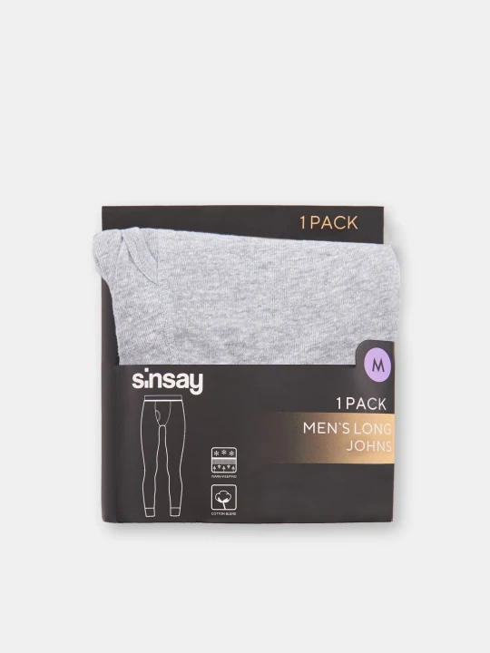 Zdjęcie produktu Sinsay - Kalesony STAY WARM - szary