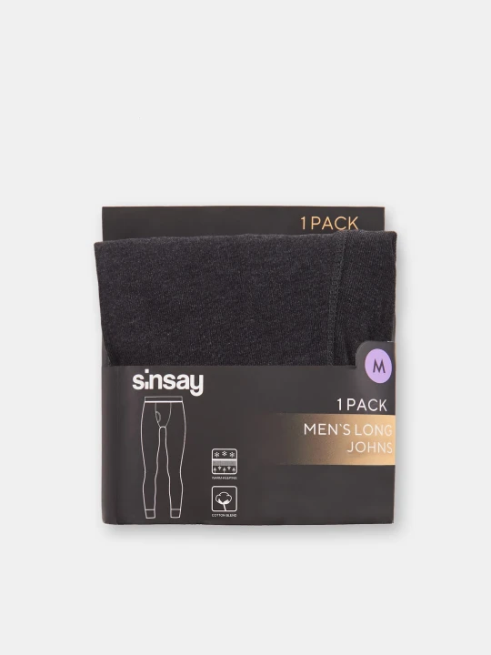 Zdjęcie produktu Sinsay - Kalesony STAY WARM - szary