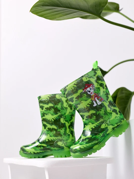 Zdjęcie produktu Sinsay - Kalosze ze świecącą podeszwą LED PAW Patrol - green spruce