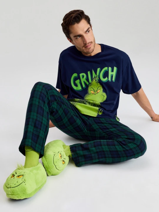 Zdjęcie produktu Sinsay - Kapcie Grinch - zielony