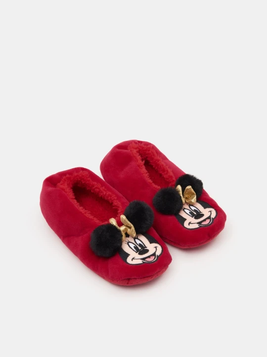 Zdjęcie produktu Sinsay - Kapcie Myszka Minnie - czerwony