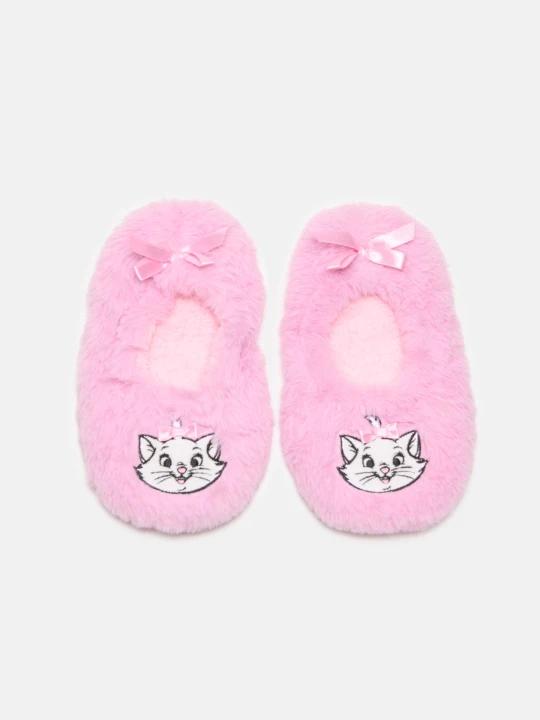 Zdjęcie produktu Sinsay - Kapcie z futerkiem i haftem The Aristocats - różowy
