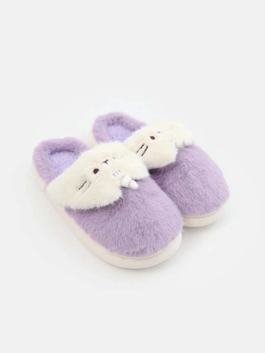 Zdjęcie produktu Sinsay - Kapcie z futerkiem Pusheen the Cat - fioletowy
