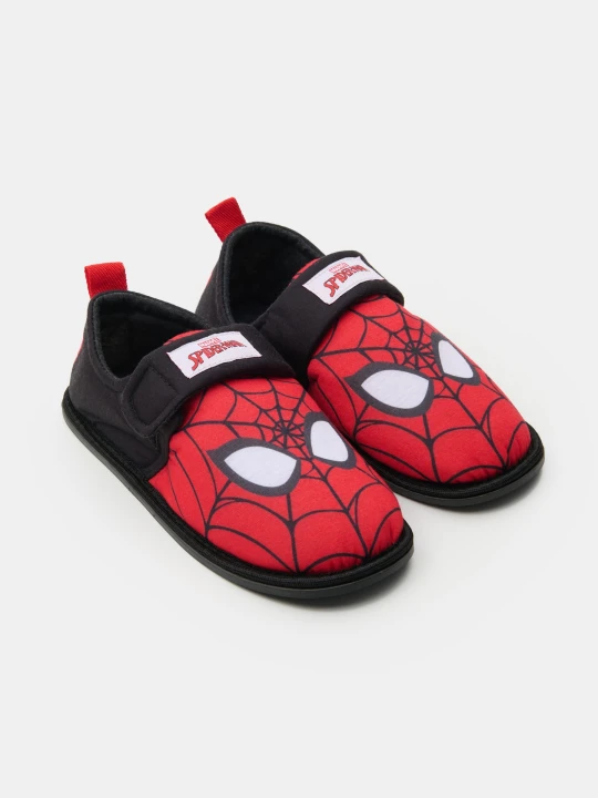 Zdjęcie produktu Sinsay - Kapcie z nadrukiem Spider-Man - czerwony