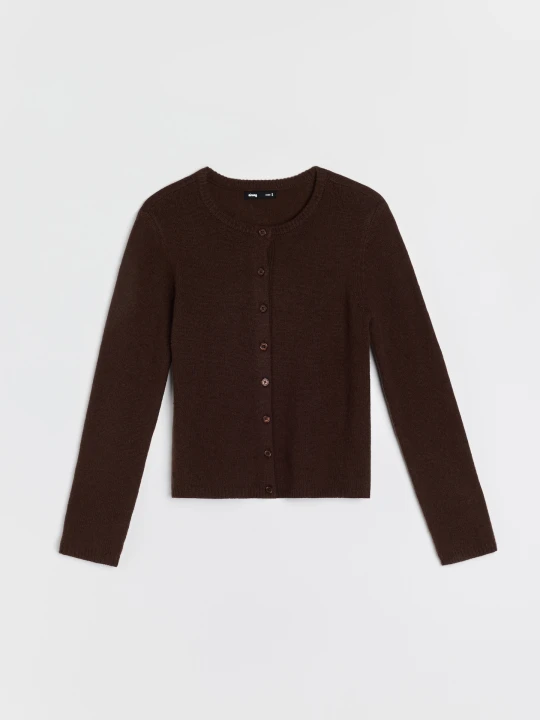 Zdjęcie produktu Sinsay - Kardigan z wełną - dark grey jeans
