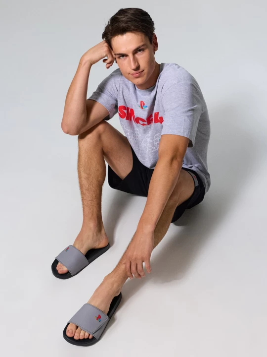 Zdjęcie produktu Sinsay - Klapki na rzep PlayStation - szary