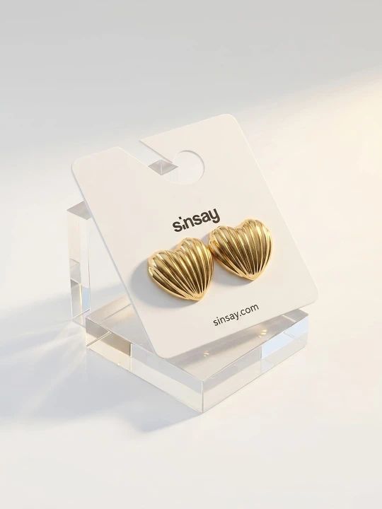 Zdjęcie produktu Sinsay - Kolczyki w kształcie muszli - złoty