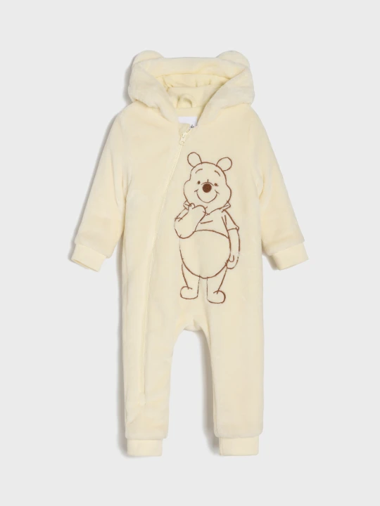 Zdjęcie produktu Sinsay - Kombinezon z kapturem Winnie the Pooh - kremowy