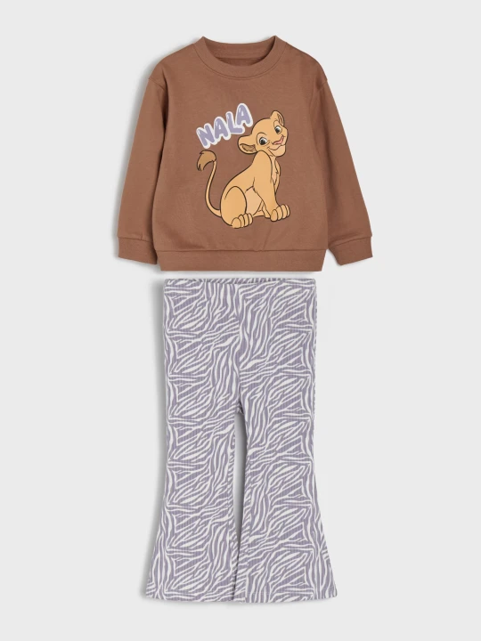 Zdjęcie produktu Sinsay - Komplet: bluza i legginsy Lion King - fioletowy