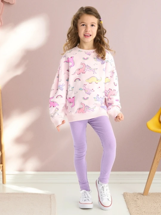 Zdjęcie produktu Sinsay - Komplet: bluza i legginsy - wielobarwny