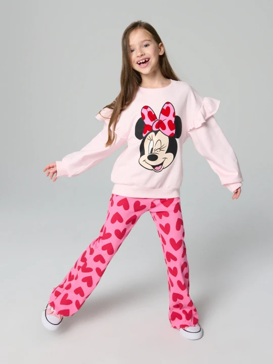 Zdjęcie produktu Sinsay - Komplet: bluza i spodnie Minnie Mouse - wielobarwny