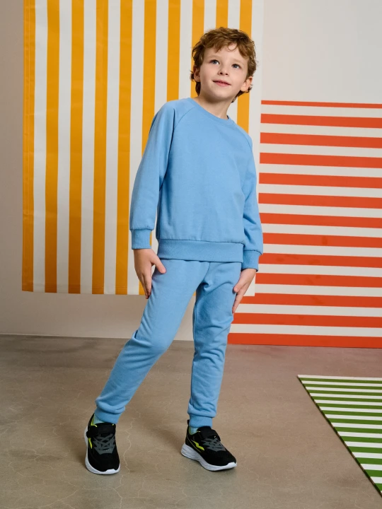 Zdjęcie produktu Sinsay - Komplet: bluza i spodnie - niebieski