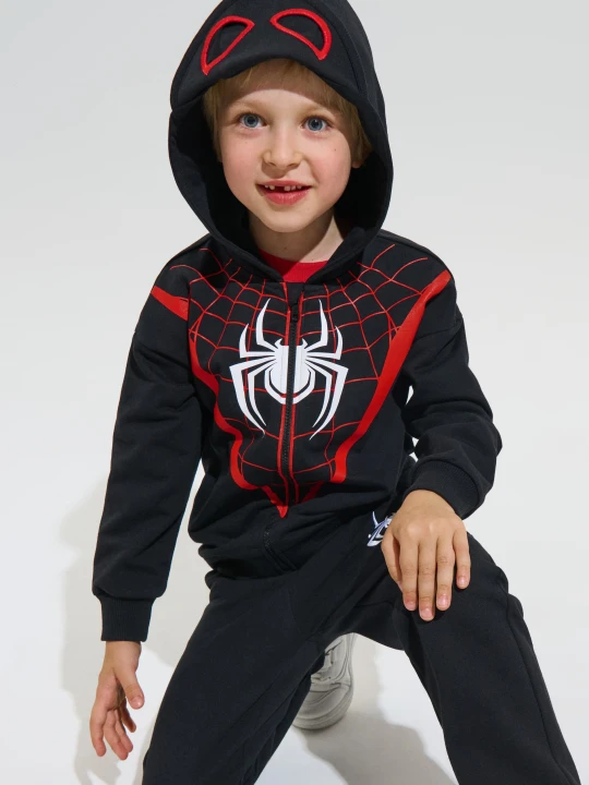 Zdjęcie produktu Sinsay - Komplet: bluza i spodnie Spider-Man - czarny