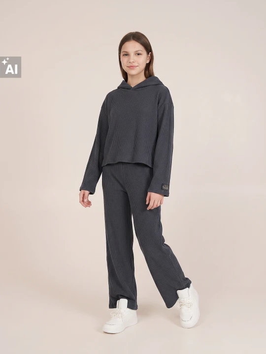 Zdjęcie produktu Sinsay - Komplet: bluza i spodnie - szary