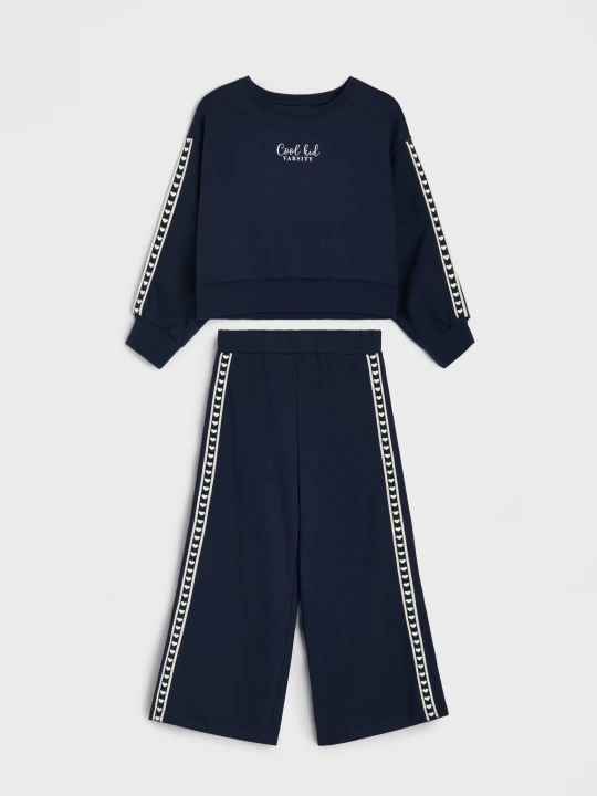 Zdjęcie produktu Sinsay - Komplet: bluza i spodnie z lampasami - wielobarwny