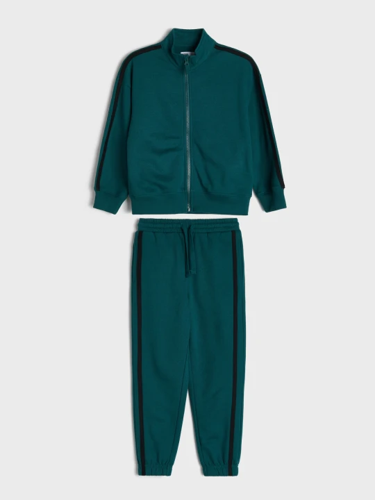 Zdjęcie produktu Sinsay - Komplet: bluza i spodnie - zielony