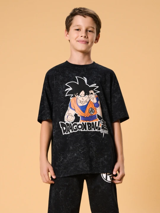 Zdjęcie produktu Sinsay - Komplet chłopięcy z efektem tie-dye Dragon Ball - szary
