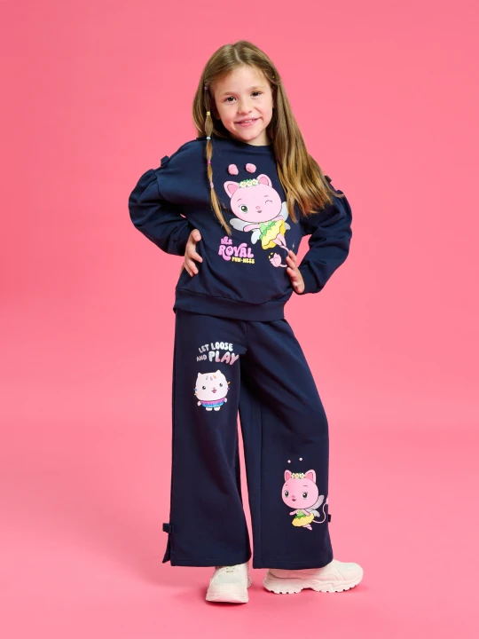 Zdjęcie produktu Sinsay - Komplet dzianinowy Gabby's Dollhouse - granatowy