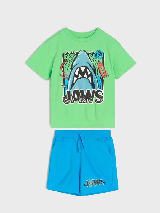 Zdjęcie produktu Sinsay - Komplet dzianinowy Jaws - niebieski