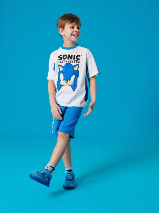 Zdjęcie produktu Sinsay - Komplet dzianinowy Sonic The Hedgehog - niebieski