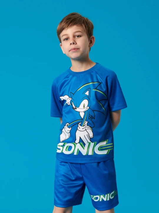 Zdjęcie produktu Sinsay - Komplet dzianinowy Sonic The Hedgehog - niebieski