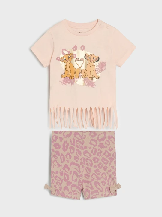 Zdjęcie produktu Sinsay - Komplet dzianinowy The Lion King - różowy