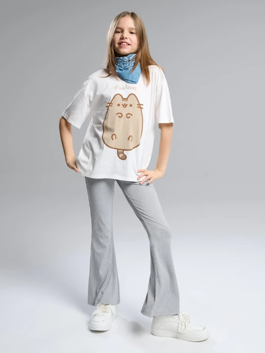 Zdjęcie produktu Sinsay - Komplet: koszulka i spodnie Pusheen the Cat - wielobarwny