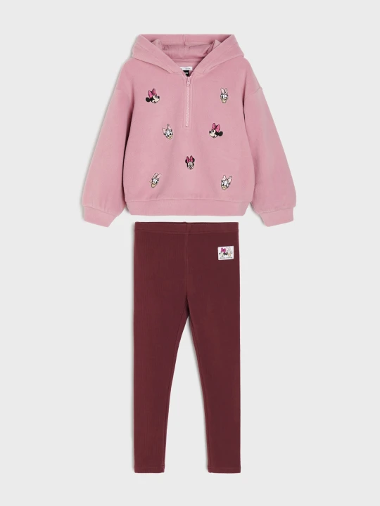 Zdjęcie produktu Sinsay - Komplet polarowa bluza i legginsy z haftem Disney - wielobarwny