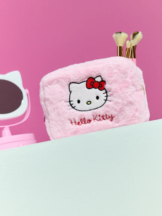 Zdjęcie produktu Sinsay - Kosmetyczka z haftem Hello Kitty - różowy