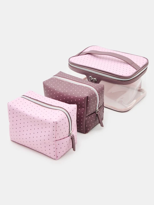 Zdjęcie produktu Sinsay - Kosmetyczki 3 pack - wielobarwny