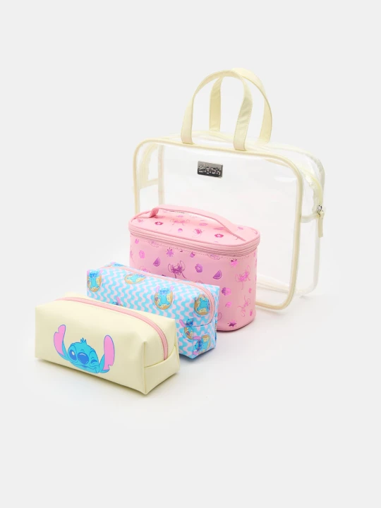 Zdjęcie produktu Sinsay - Kosmetyczki 4 pack Lilo & Stitch - wielobarwny