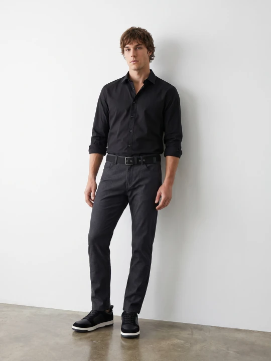 Zdjęcie produktu Sinsay - Koszula slim fit - czarny