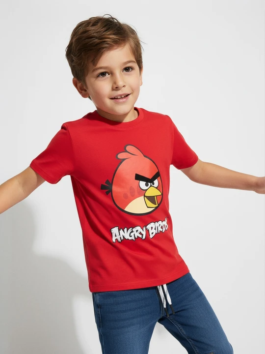 Zdjęcie produktu Sinsay - Koszulka Angry Birds - czerwony