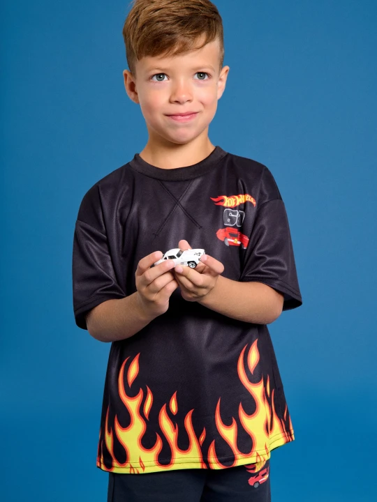 Zdjęcie produktu Sinsay - Koszulka Hot Wheels - czarny
