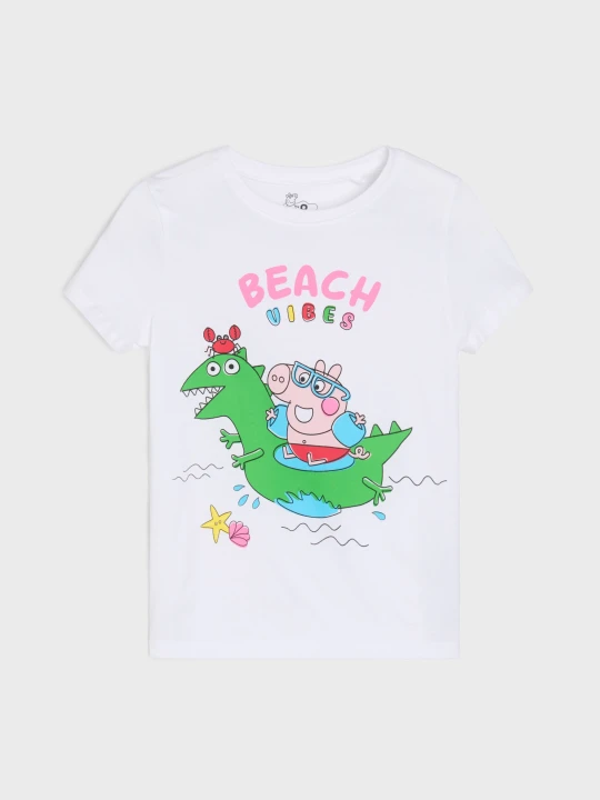 Zdjęcie produktu Sinsay - Koszulka Peppa Pig - biały