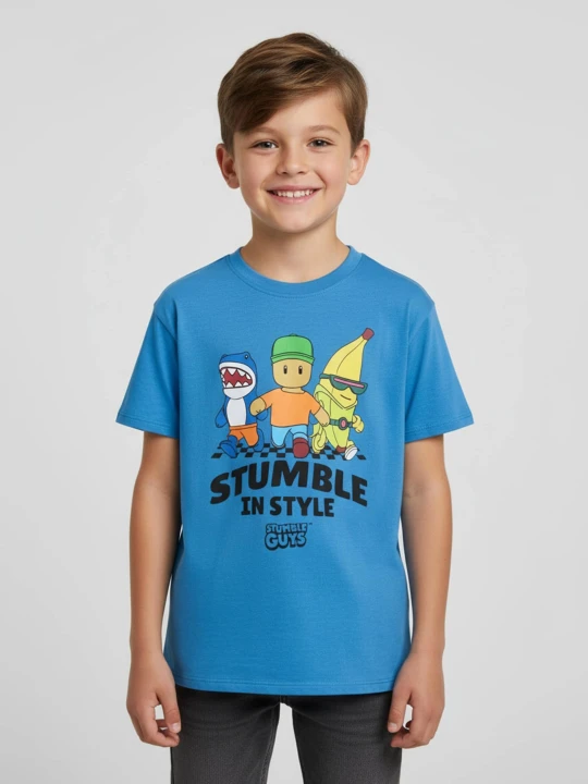 Zdjęcie produktu Sinsay - Koszulka Stumble Guys - niebieski