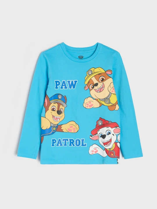 Zdjęcie produktu Sinsay - Koszulka z długim rękawem PAW Patrol - niebieski