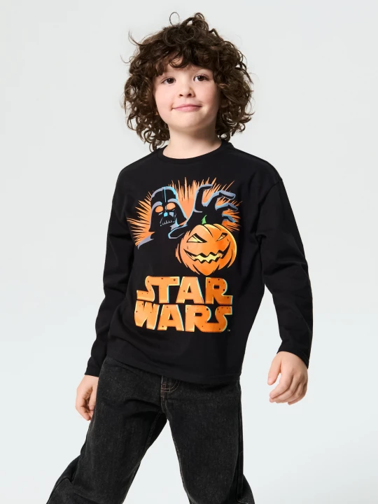 Zdjęcie produktu Sinsay - Koszulka z długimi rękawami Star Wars - czarny