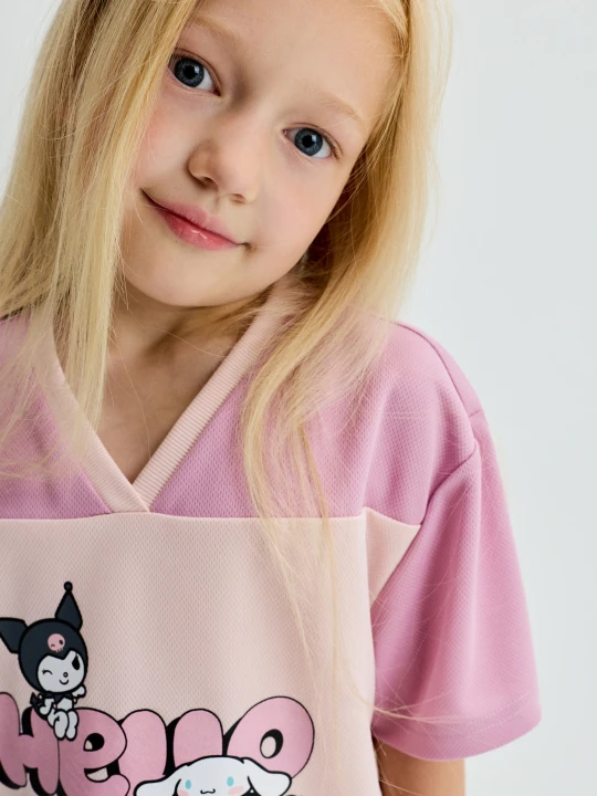 Zdjęcie produktu Sinsay - Koszulka z nadrukiem Hello Kitty and Friends - wielobarwny