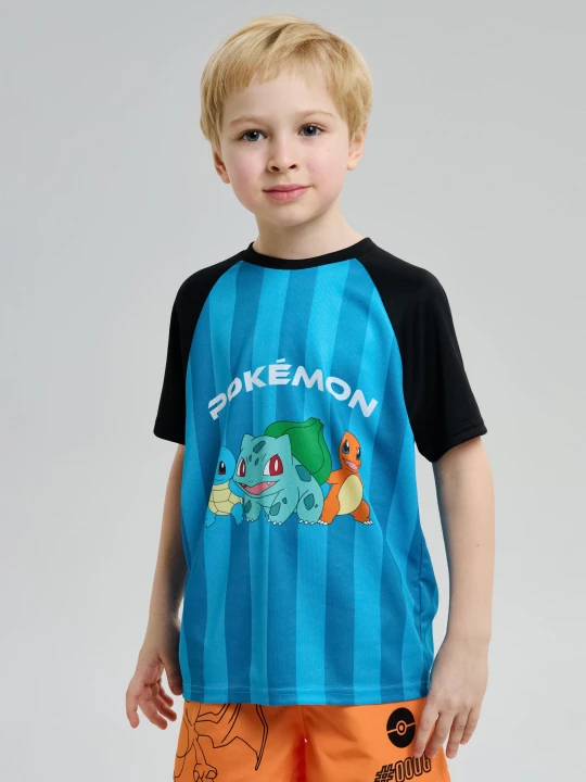 Zdjęcie produktu Sinsay - Koszulka z nadrukiem Pokémon - niebieski