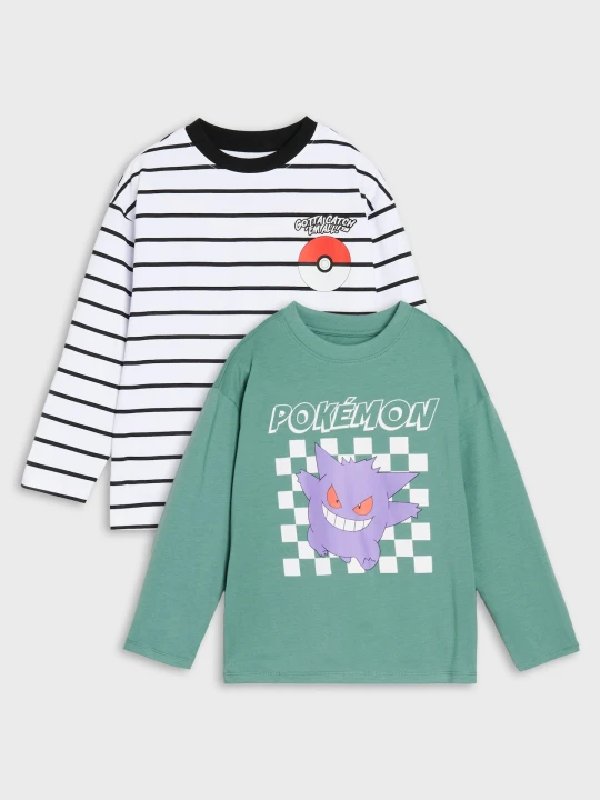 Zdjęcie produktu Sinsay - Koszulki 2 pack Pokémon - wielobarwny