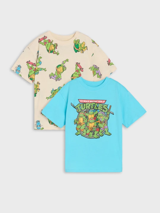 Zdjęcie produktu Sinsay - Koszulki 2 pack Teenage Mutant Ninja Turtles - wielobarwny