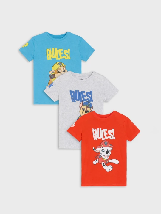 Zdjęcie produktu Sinsay - Koszulki 3 pack PAW Patrol - wielobarwny