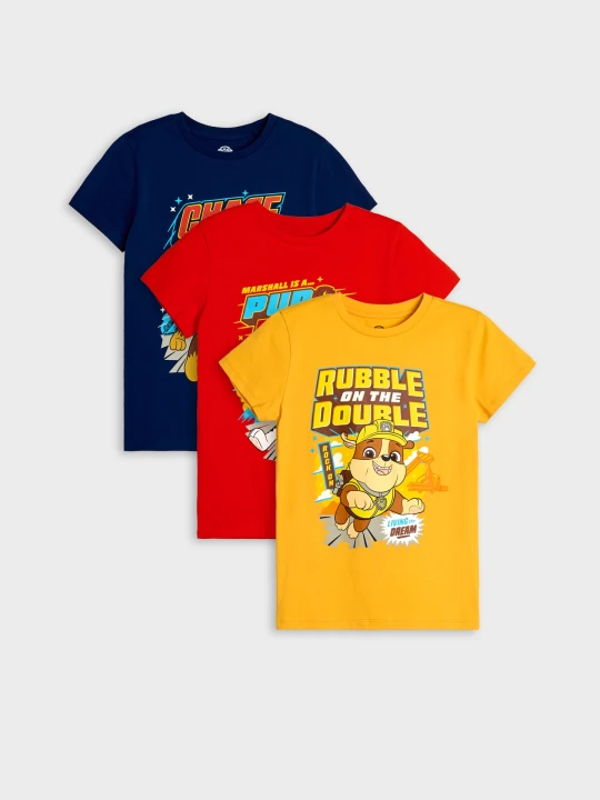 Zdjęcie produktu Sinsay - Koszulki 3 pack PAW Patrol - wielobarwny
