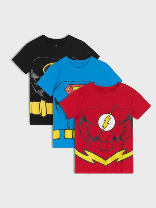 Zdjęcie produktu Sinsay - Koszulki 3 pack Superman - wielobarwny