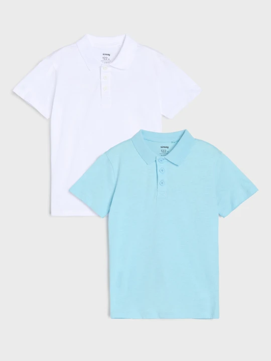 Zdjęcie produktu Sinsay - Koszulki polo 2 pack - biały